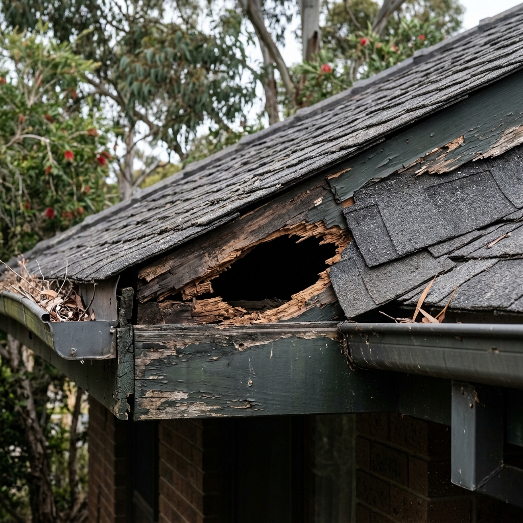 Before Roof Entry Point Sealing